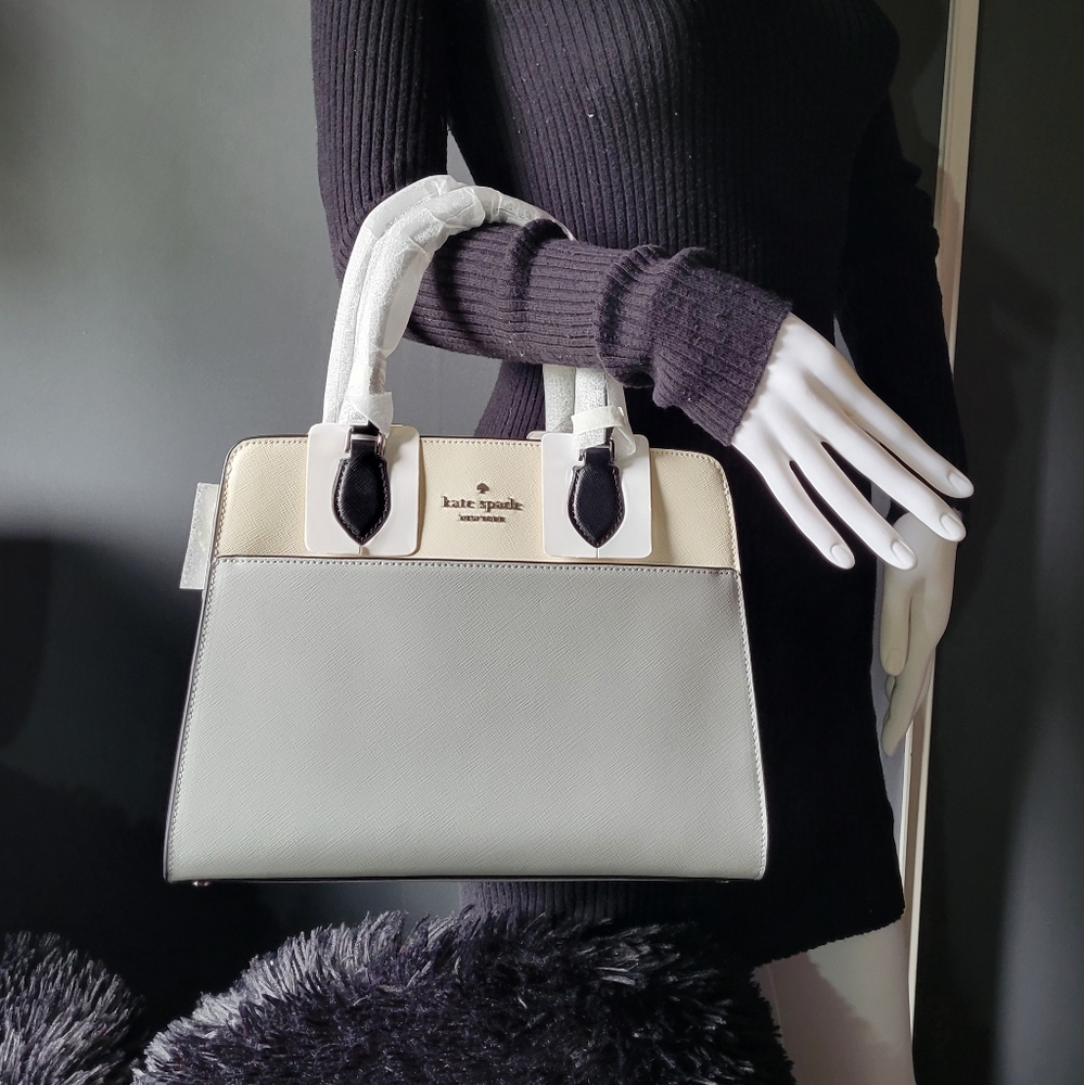 Kate Spade Colorblock Saffiano Leather Medium Satchel